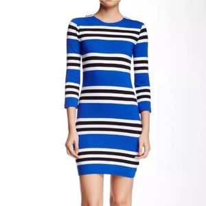 French Connection Multi Stripe Jag Dress
